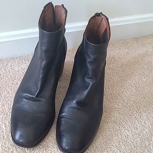 Lucky Brand Black Leather Boots